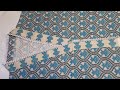 Overlap V Placket Neck Cutting And Stitching