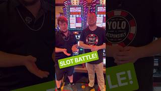 DOUBLE JACKPOT GEMS BATTLE ROUND 1! Who will win?! #casino #slot #slots #bigwins