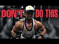 SHOULDER WORKOUT MISTAKES