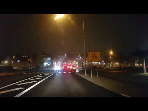 Hylses Blekingeturné - RONNEBY Ågårdsgatan + Centrum (SAMSUNG S8 night TEST) - 181108