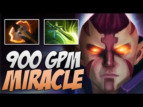 Liquid.Miracle Anti-Mage with 900 GPM | Dota Gameplay