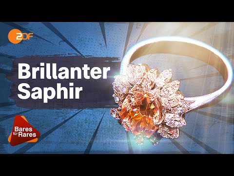 Einer der teuersten Edelsteine weltweit! Seltener Saphir schmückt das Schmuckstück | Bares für Rares