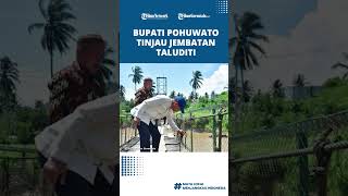 Bupati Pohuwato Tinjau Jembatan Taluditi, Dinilai Mulai Berbahaya karena Sudah Dimakan oleh Umur