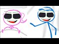 Dick Figures Blue Pink Dark