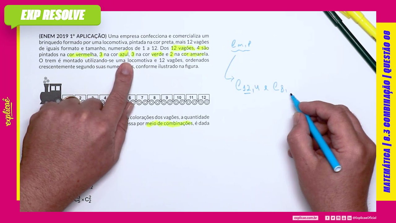 UMA EMPRESA CONFECCIONA E  COMERCIALIZA UM BRINQUEDO FORMADO POR UMA LOCOMOTIVA (...)| COMBINAÇÃO