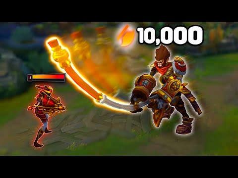 Wukong...but his 10,000 attack damage one-shots everybody instantly 🤣🤣