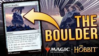THE BOULDER! Giant's Boulder from The Hobbit in Pauper Altar Tron — (MTG HOB) | Magic: The Gathering