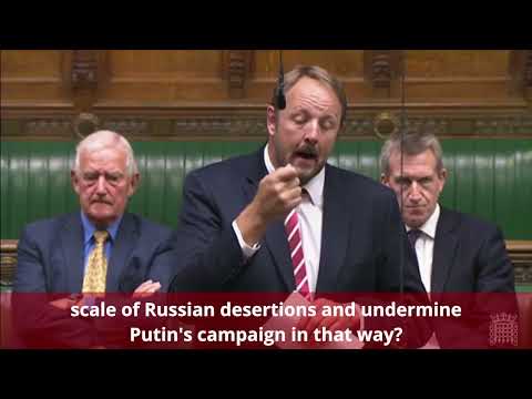 Toby Perkins' question on Ukraine - 11/10/22