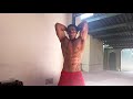 Natural aesthetic bodybuilding motivation-posing-workout-Nishalen Govender