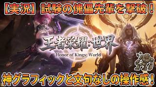 【王者栄耀：世界】覇権確定RPG！試験の傀儡先輩を神グラと文句なしの操作感でボコられる！【Honor of Kings: World】