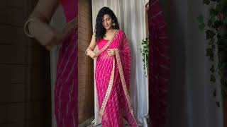 Amazon festive wear saree under 1000 #amazonhaul #amazon #sareehaul #haul #shorts #shortvideo