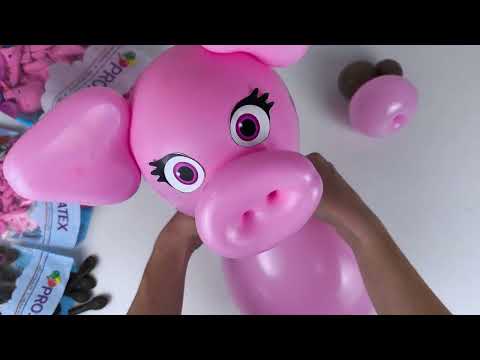 How to make Balloon Pig 🐖 | Balloon Twisting Tutorial
