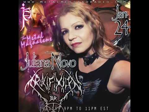 Juliana Novo of Crucifixion BR on The Metal Magdalene w  Jet