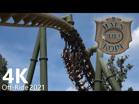 Hals über Kopf  - 4K UHD Off-Ride - 2021 - Tripsdrill - Vekoma Suspended Thrill Coaster - Cinematic