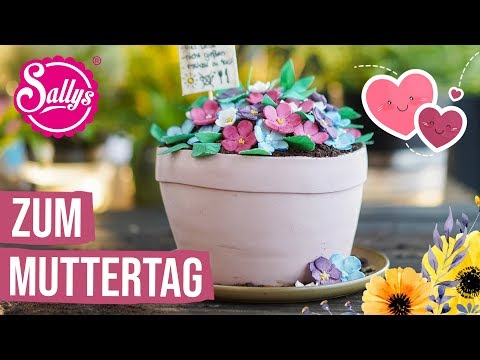 Muttertagstorte // essbarer 3D Blumentopf // Schokotorte // Sallys Welt