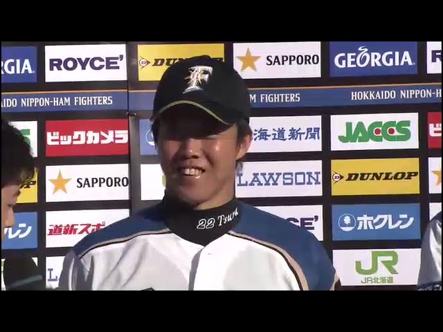 ファイターズ・武田勝投手・鶴岡慎也選手ヒーローインタビュー 8月21日 北海道日本ハムファイターズ 対 オリックス・バファローズ