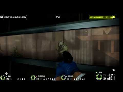 Wolf and bulldozer share a moment