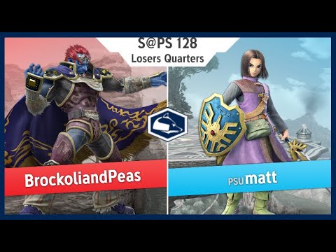 S@PS 128 Ultimate Singles - BrockoliandPeas(Ganondorf) vs PSU | matt(Hero) Losers Quarters