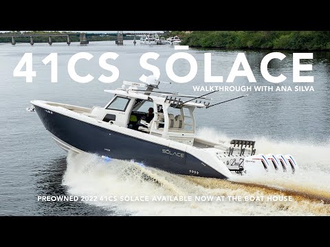 SOLD - Preowned 2022 41CS Sōlace Center Console (Low Hours & Custom Features)
