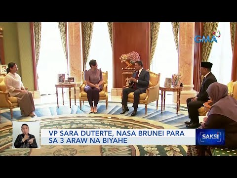 VP Sara Duterte, nasa Brunei para sa 3 araw na biyahe Saksi