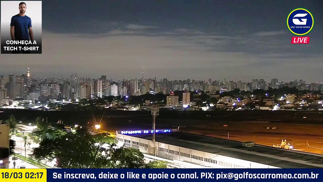 SBSP LIVE - CGH AIRPORT - AEROPORTO DE SÃO PAULO CONGONHAS - CÂMERA 24H FULL ATC