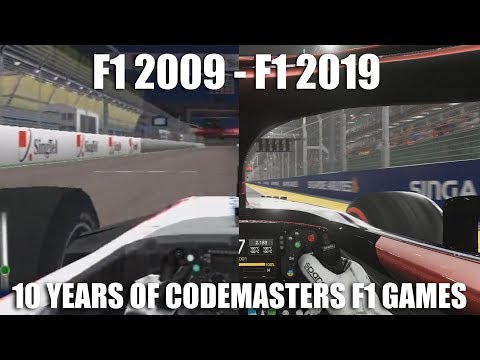 F1 2009 - F1 2019 10 Years of Codemasters F1 Games