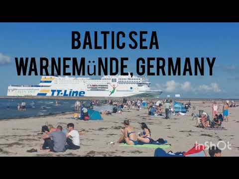 Baltic sea Warnemünde Beach, Germany