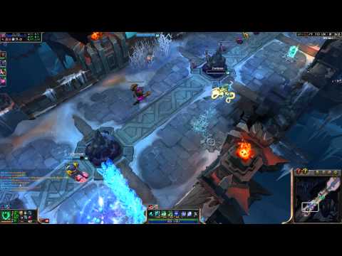 [LOL][ARAM] Vel'Koz escapes with minimun health, crowd goes wild!