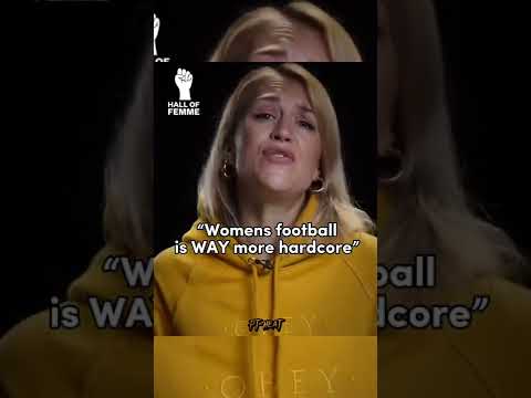 “Womens football is way 👀 more hardcore” #football #shorts #viral