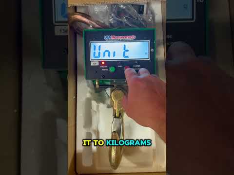 Part of a video titled US-LCW10K Changing Units - #shorts - YouTube