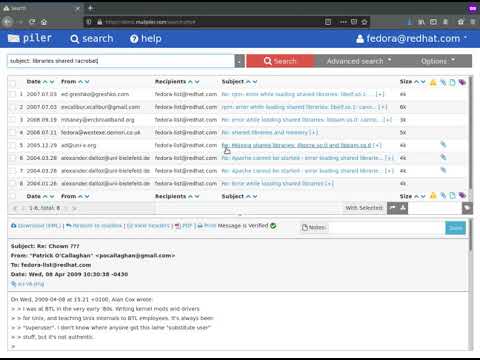 End user guide to piler GUI part #2 - Searching