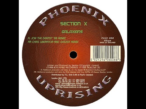 Section X - Galaxians "Chris Liberator And Geezer Remix" (Acid 1998)