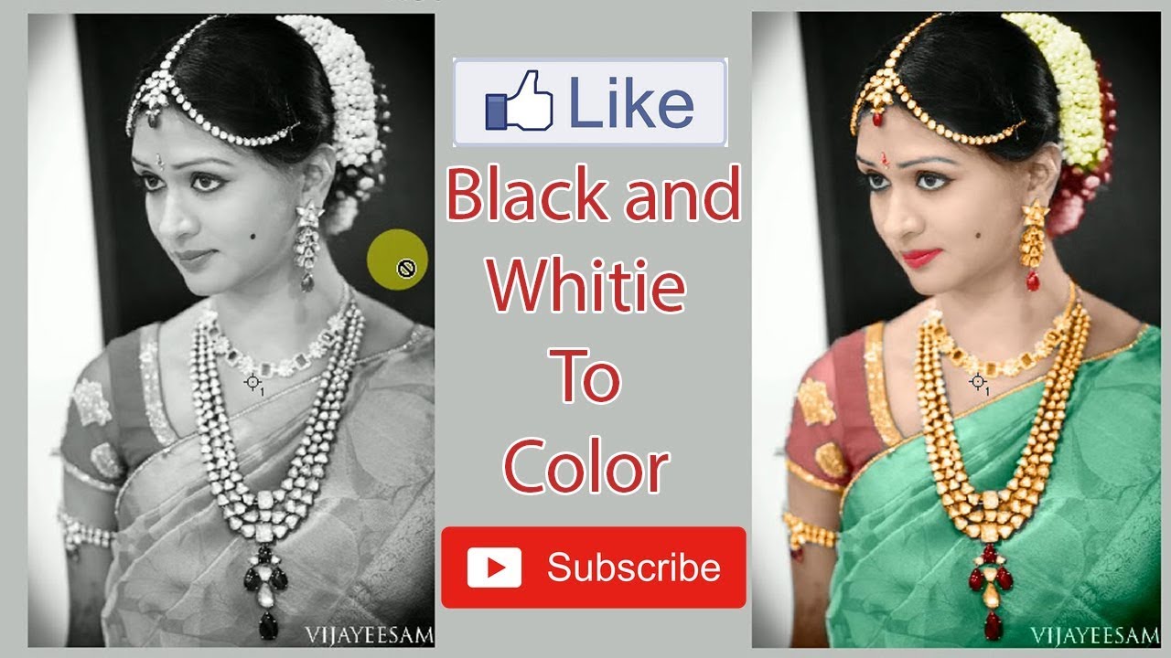 Convert black and white photo to color using Photoshop CS5 - video 2
