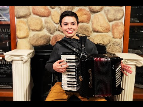 5893 - Certified Pre-Owned Black Ottavianelli Cub I Piano Accordion LMM 26 60 $2499