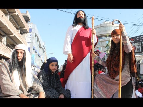 Impressive Christmas procession taken out