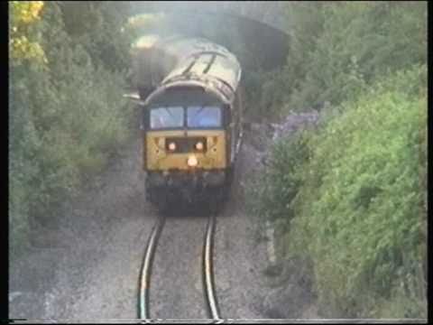 Class 47 47736 Cambridge Traction and Rolling Stock Depot with a TPO at Burngullow.