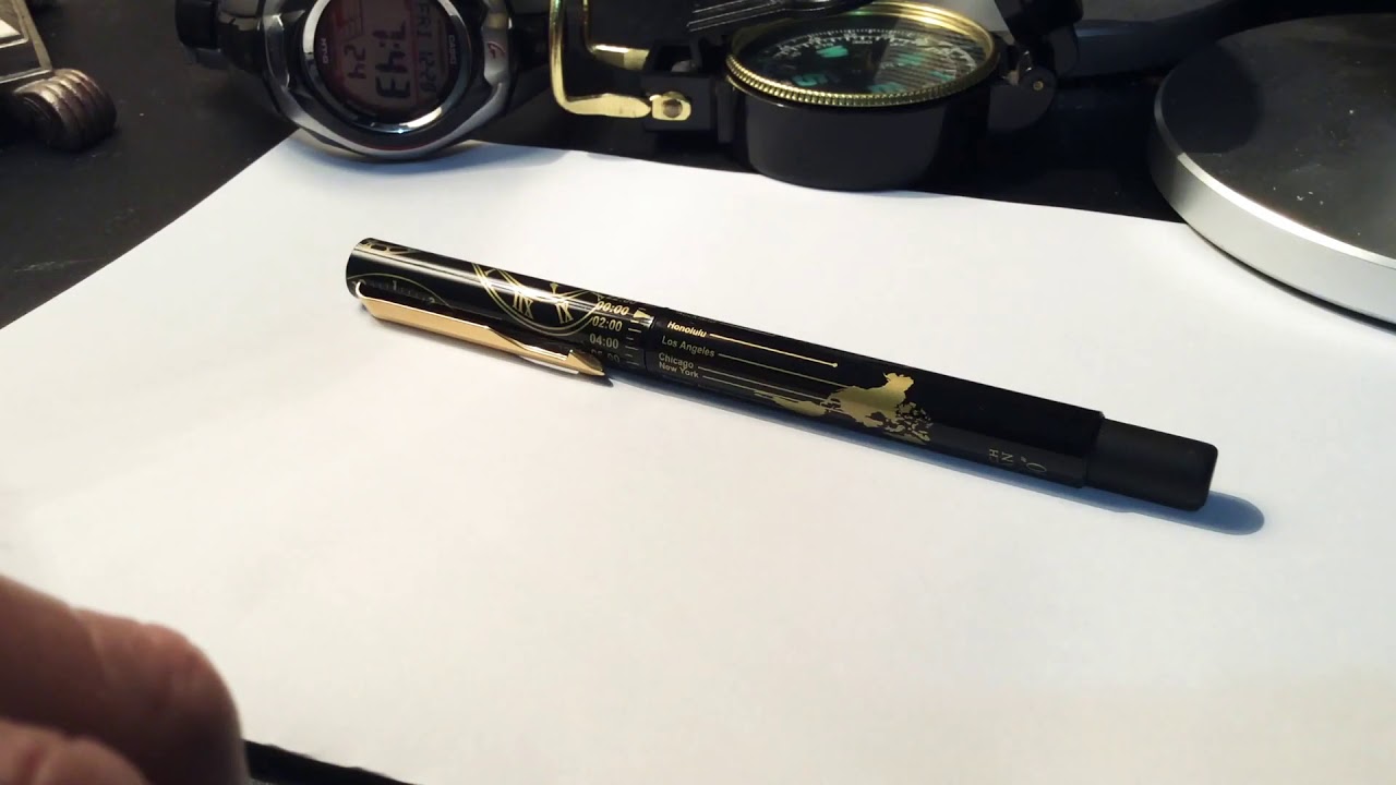 Parker Vector rollerball Greenwich Meridian Special edition limited edition GT pen Review HD Rare