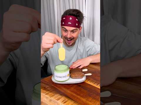 How to make the best PISTACHIO icecream surprise for your friend?😁❤️🍦| CHEFKOUDY
