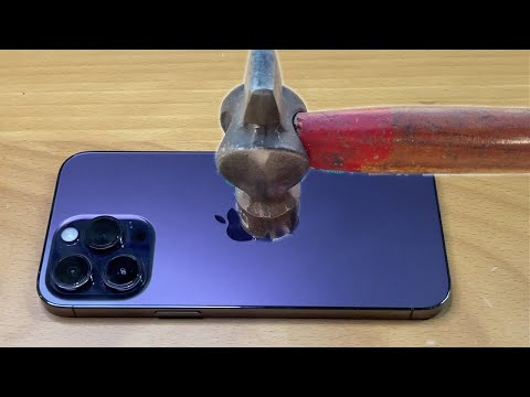 iPhone 14 Pro Hammer & Knife Scratch Test - Extreme Durability Test