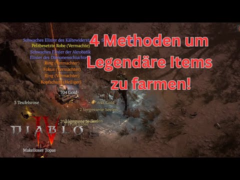 Diablo 4 Guide - Legendäre Items farmen. So habe ich es gemacht! (Deutsch / German)