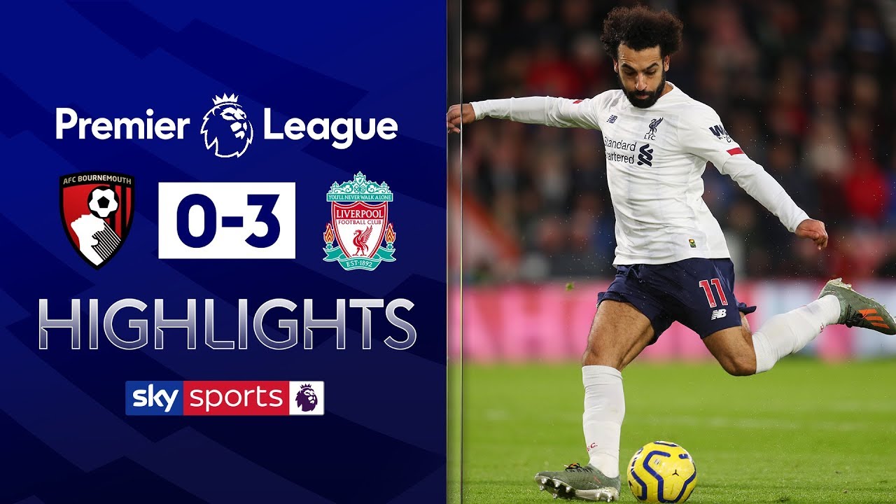 Salah on target as Liverpool go 11 points clear! | Bournemouth 0-3 Liverpool | EPL Highlights - YouTube