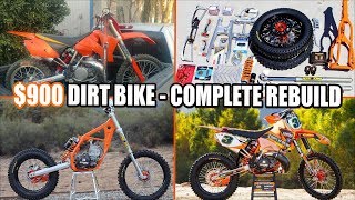 Download lagu $900 dirt bike KTM 250SX complete rebuild - time lapse mp3