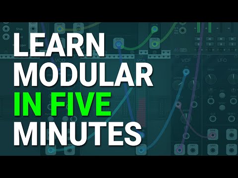 Make a Modular Synth Patch in under 5 Minutes!