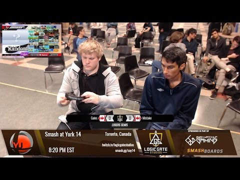 Smash at York 14 - Mistake (ZSS) vs Gains (Luigi, Diddy) - Smash 4 LSF