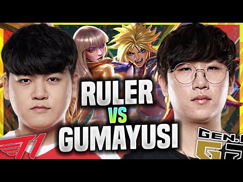 GEN RULER VS T1 GUMAYUSI! - GEN Ruler Plays Ezreal ADC vs T1 Gumayusi Kai'sa! | Season 11