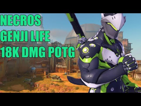 NECROS DUO KAYJII - GRAND MASTER GENJI GAMEPLAY OVERWATCH SEASON 29