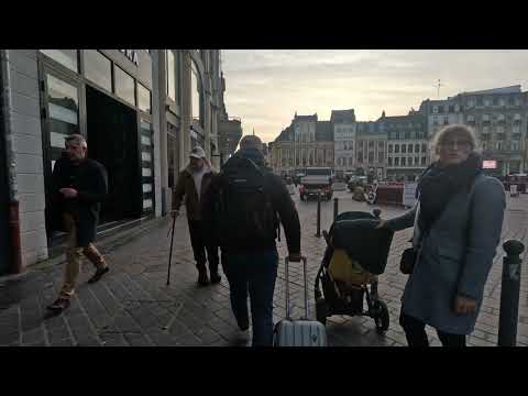 Lille Walking Tour Part 1 [4K]