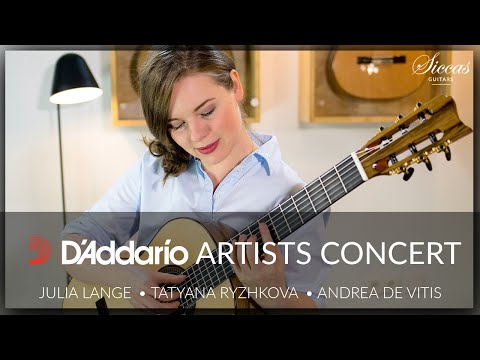 Tatyana Ryzhkova, Julia Lange and Andrea de Vitis D'Addario ARTISTS CONCERT @SiccasGuitars