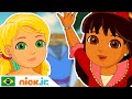 Dora E Seus Amigos Na Cidade Vestido Encontrado Nick Jr Em Português