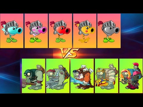 Plants vs Zombies 2 Peashooter vs Gargantuar Attack!